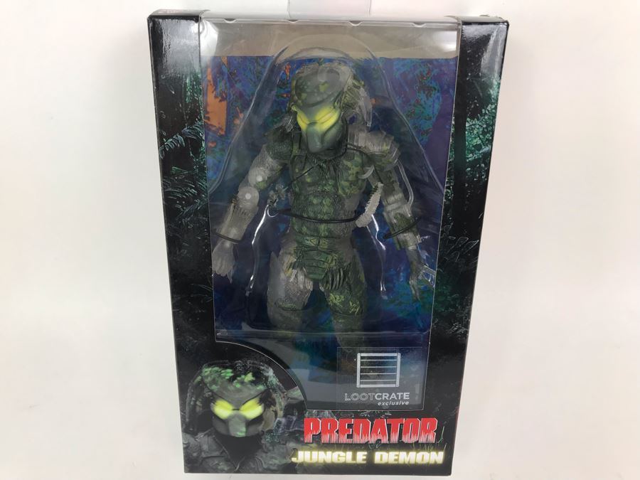 New In Box 2017 Predator Movie Jungle Demon Action Figure Loot Crate Exclusive Neca Reel Toys
