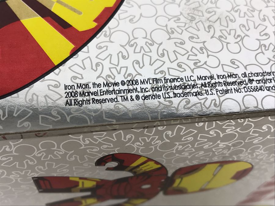 New 2008 In Box Iron Man San Diego Comic Con Mighty Muggs Vinyl Collectible  [Photo 6]
