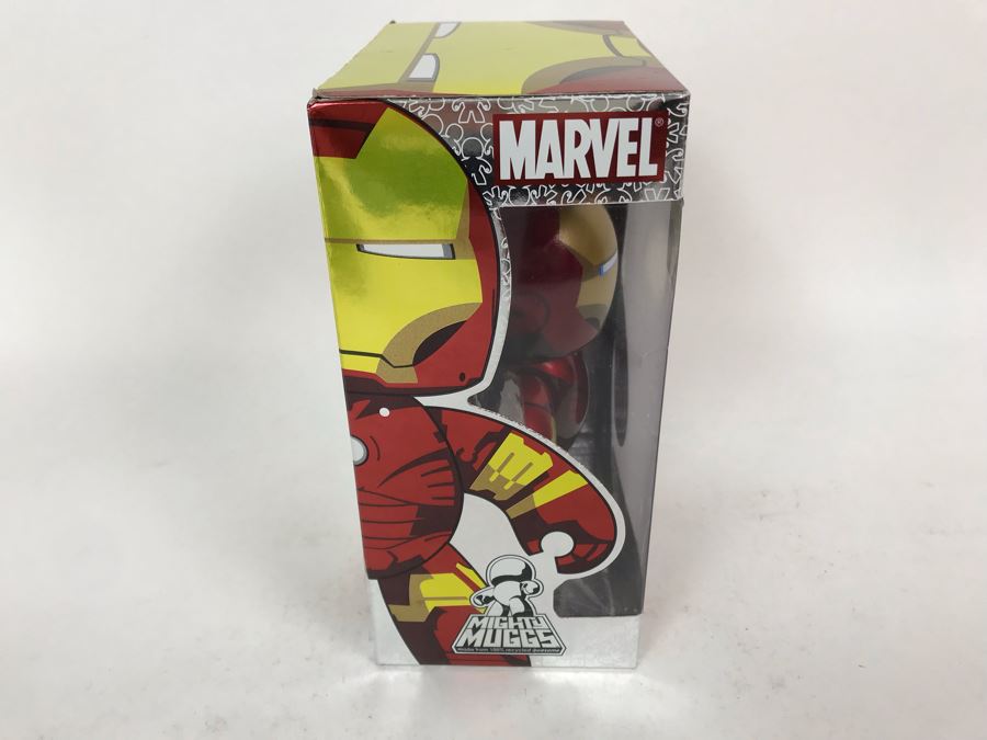 New 2008 In Box Iron Man San Diego Comic Con Mighty Muggs Vinyl Collectible  [Photo 8]