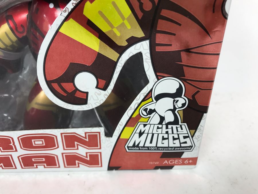 New 2008 In Box Iron Man San Diego Comic Con Mighty Muggs Vinyl Collectible  [Photo 4]