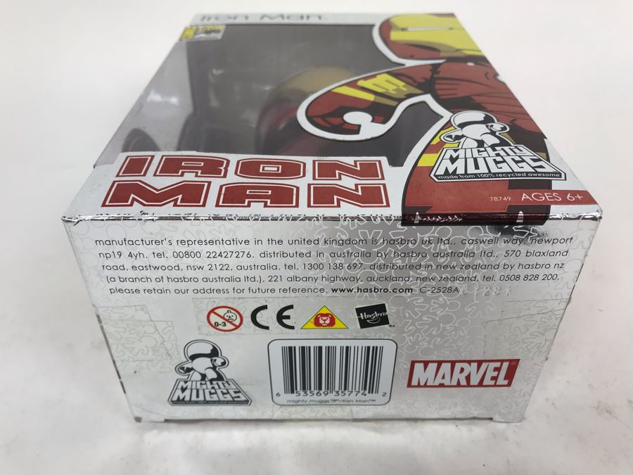 New 2008 In Box Iron Man San Diego Comic Con Mighty Muggs Vinyl Collectible  [Photo 9]