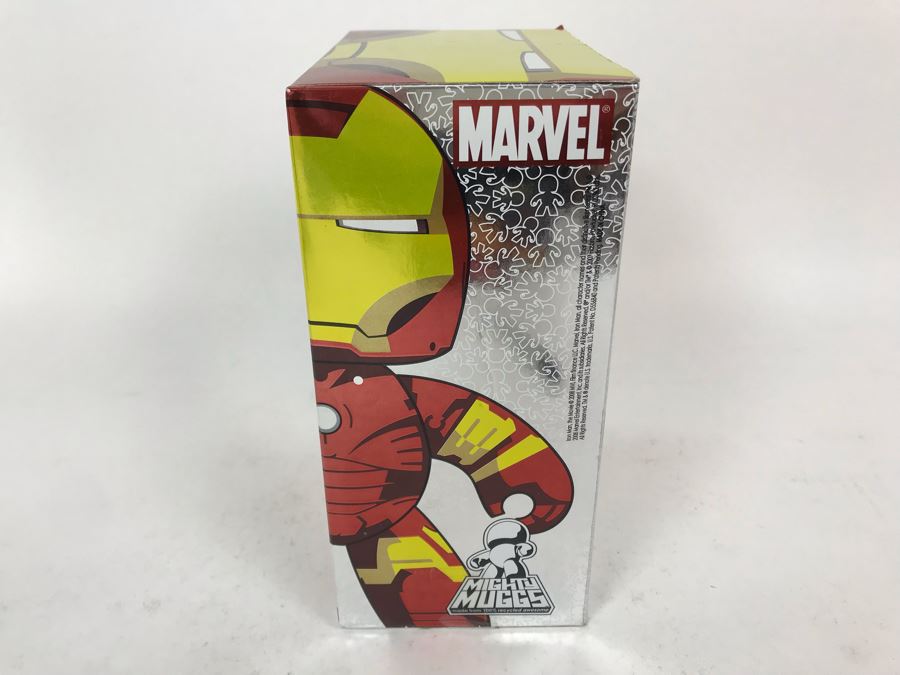 New 2008 In Box Iron Man San Diego Comic Con Mighty Muggs Vinyl Collectible