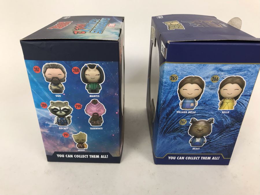 New In Box Pair Of Dorbz Vinyl Collectibles: Marvel Guardians Of The Galaxy Vol. 2 Taserface And Disney Beauty And The Beast Beast Figurines Funko [Photo 7]