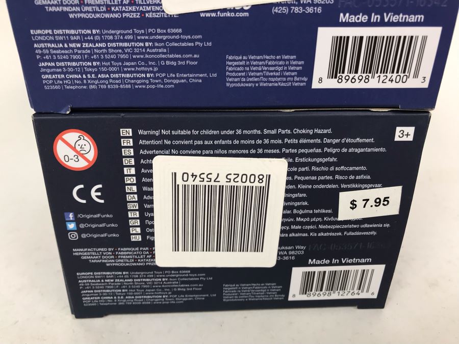 New In Box Pair Of Dorbz Vinyl Collectibles: Marvel Guardians Of The Galaxy Vol. 2 Taserface And Disney Beauty And The Beast Beast Figurines Funko [Photo 11]