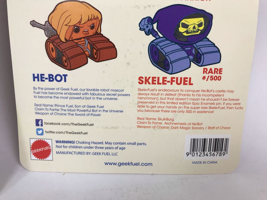 New Mattel Epic Enamels Robot Of The Universe He-Bot, New Space Invaders Limited Edition Mini Alien Vinyl Figure By Loot Crate And Tetris Flexible Magnet Sheets By Loot Crate [Photo 12]