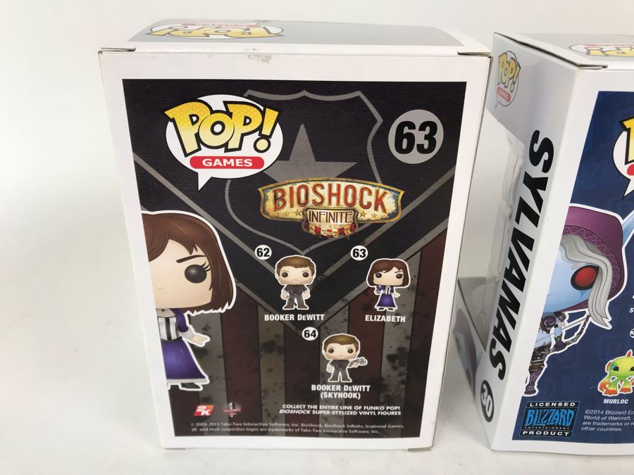 (3) New Collectible Pop! Funko Vinyl Figures: BioShock Elizabeth, World Of Warcraft Sylvanas, Assasin's Creed Aguilar (Crouching) [Photo 11]