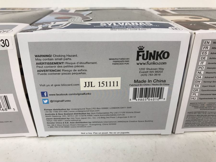 (3) New Collectible Pop! Funko Vinyl Figures: BioShock Elizabeth, World Of Warcraft Sylvanas, Assasin's Creed Aguilar (Crouching) [Photo 16]