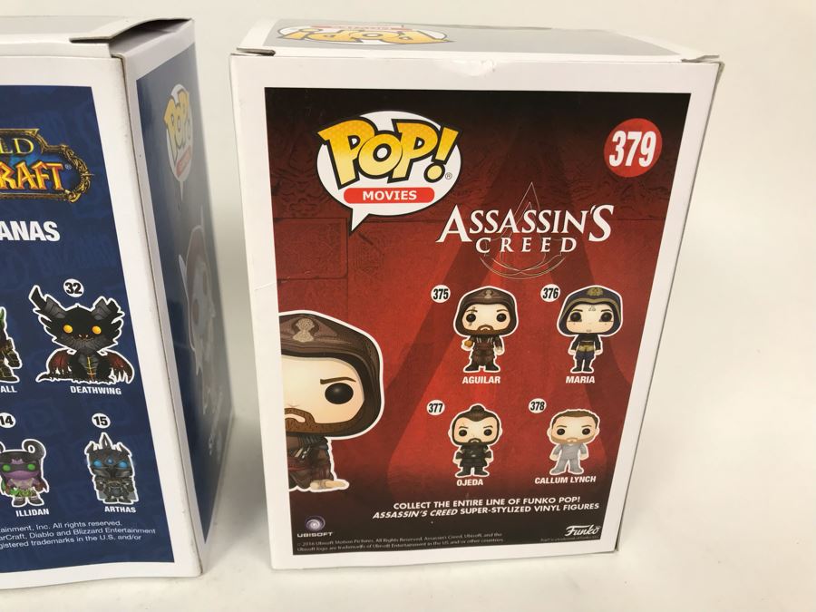 (3) New Collectible Pop! Funko Vinyl Figures: BioShock Elizabeth, World Of Warcraft Sylvanas, Assasin's Creed Aguilar (Crouching) [Photo 13]