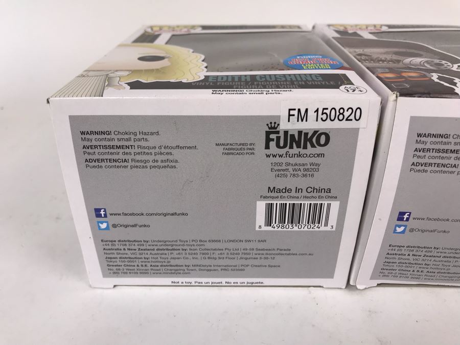 (3) New Collectible Pop! Funko Vinyl Figures: Crimson Peak Edith Cushing, Batman Scarecrow, Back To The Future Dr. Emmett Brown [Photo 12]