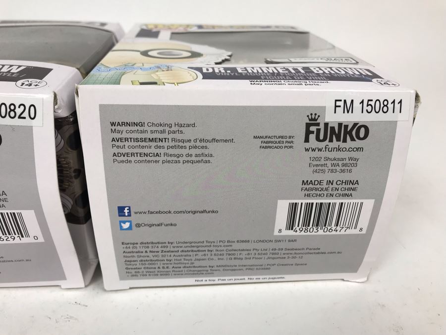 (3) New Collectible Pop! Funko Vinyl Figures: Crimson Peak Edith Cushing, Batman Scarecrow, Back To The Future Dr. Emmett Brown [Photo 14]