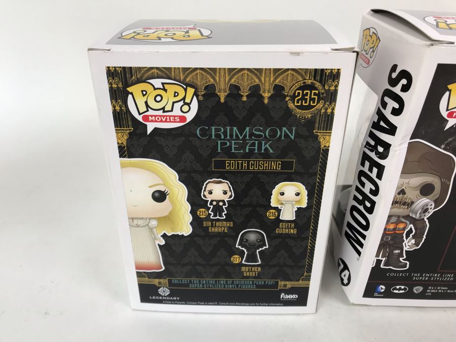 (3) New Collectible Pop! Funko Vinyl Figures: Crimson Peak Edith Cushing, Batman Scarecrow, Back To The Future Dr. Emmett Brown [Photo 9]