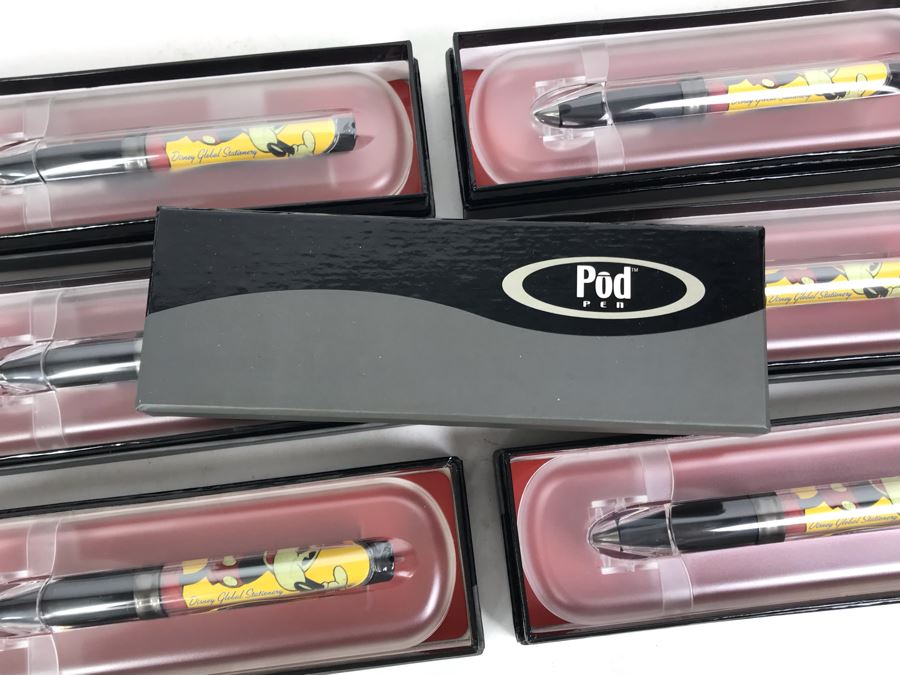 New Mickey Mouse Disney Limited Edition Individually Numbered Collectible Memorabilia Pod Pens - 7 Pens [Photo 8]