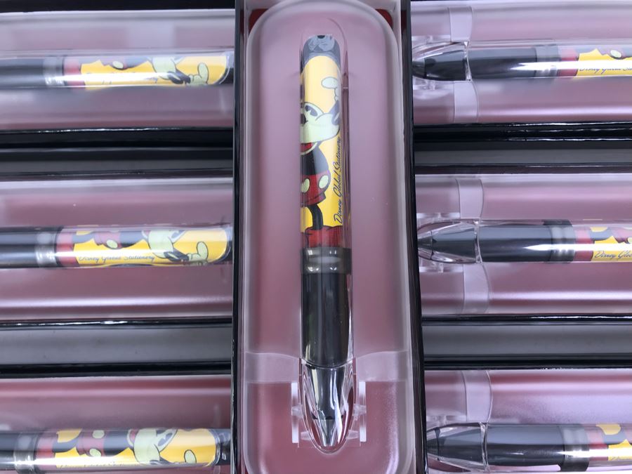 New Mickey Mouse Disney Limited Edition Individually Numbered Collectible Memorabilia Pod Pens - 7 Pens [Photo 2]