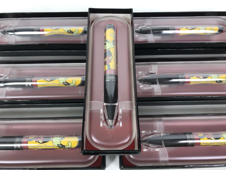 New Mickey Mouse Disney Limited Edition Individually Numbered Collectible Memorabilia Pod Pens - 7 Pens [Photo 3]