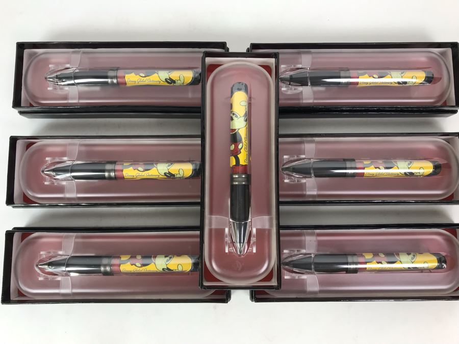 New Mickey Mouse Disney Limited Edition Individually Numbered Collectible Memorabilia Pod Pens - 7 Pens [Photo 2]