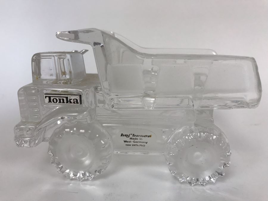 Rare Collectible Crystal TONKA Truck Figure By Hofbauer West Germany [Photo 2]