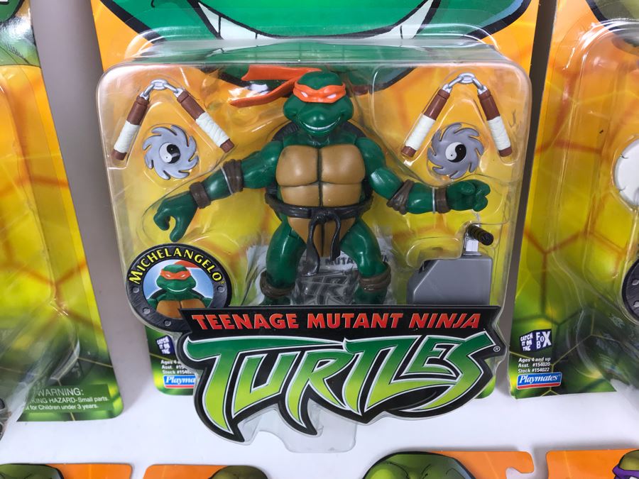 (5) New In Packaging 2002 Playmates Teenage Mutant Ninja Turtles Action Figures [Photo 4]