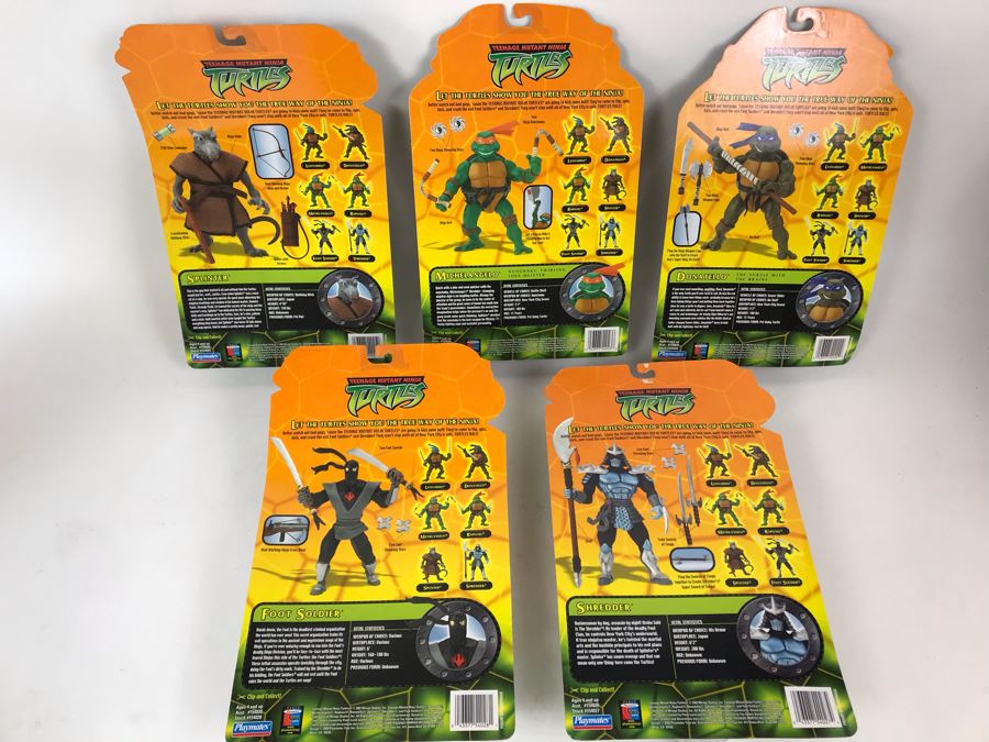 (5) New In Packaging 2002 Playmates Teenage Mutant Ninja Turtles Action Figures [Photo 13]