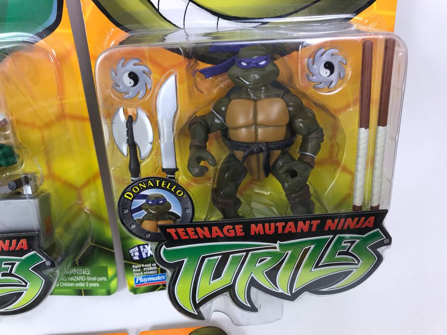 (5) New In Packaging 2002 Playmates Teenage Mutant Ninja Turtles Action Figures [Photo 6]