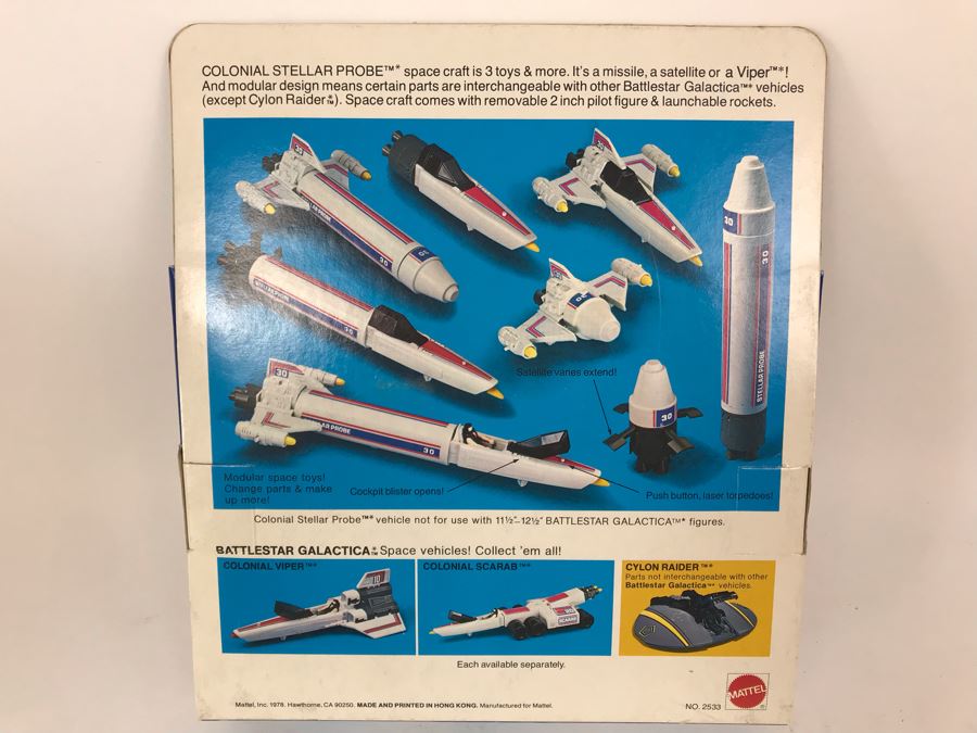 New In Box 1978 Battlestar Galactica Colonial Stellar Probe No. 2533 [Photo 7]