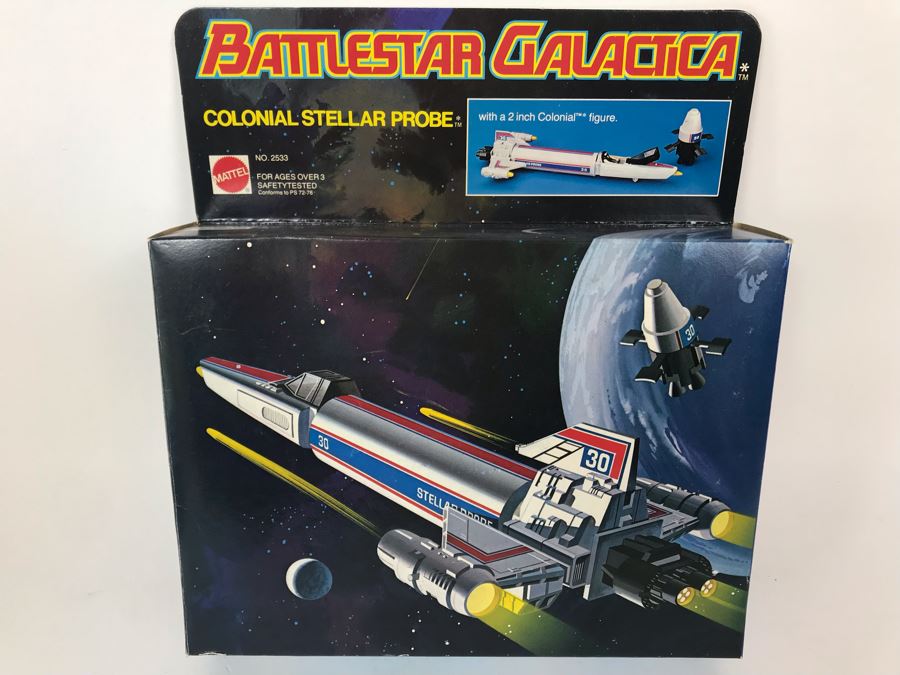 New In Box 1978 Battlestar Galactica Colonial Stellar Probe No. 2533
