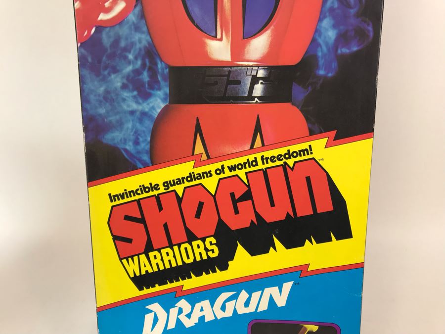 Like New 1976 Mattel Shogun Warriors Dragun 23 1/2' Tall With Box No. 9858 See Photos For Damage To Wristband Of Star Shooter That Straps Onto The Arm [Photo 7]