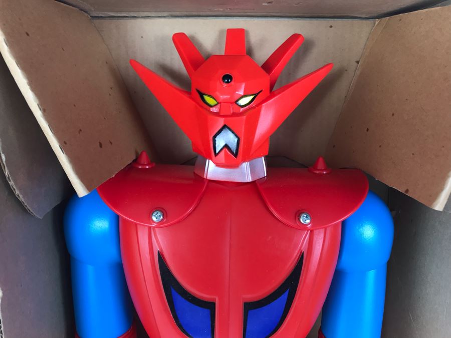 Like New 1976 Mattel Shogun Warriors Dragun 23 1/2' Tall With Box No. 9858 See Photos For Damage To Wristband Of Star Shooter That Straps Onto The Arm [Photo 22]