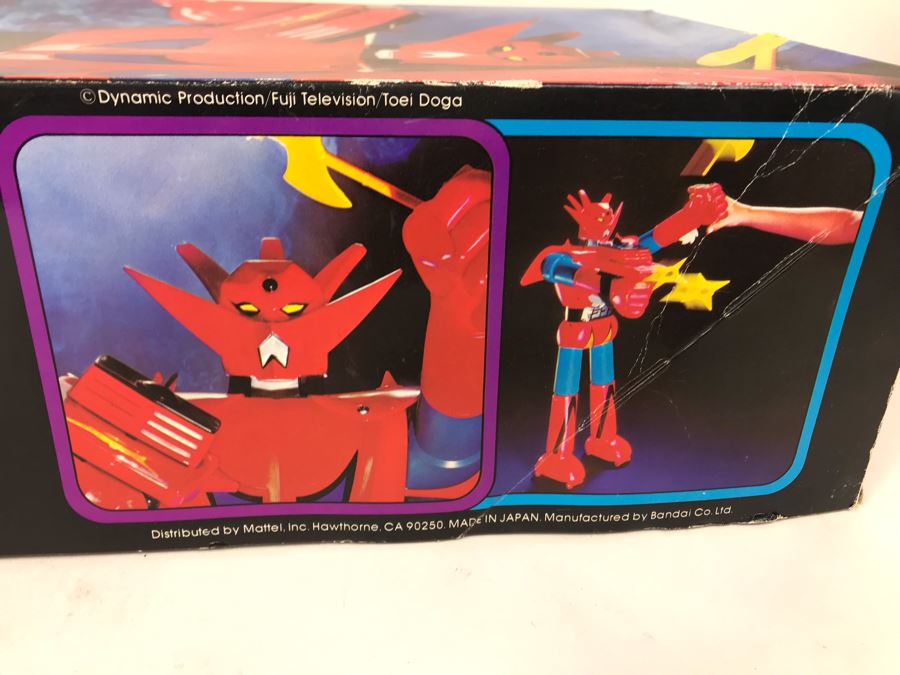 Like New 1976 Mattel Shogun Warriors Dragun 23 1/2' Tall With Box No. 9858 See Photos For Damage To Wristband Of Star Shooter That Straps Onto The Arm [Photo 18]