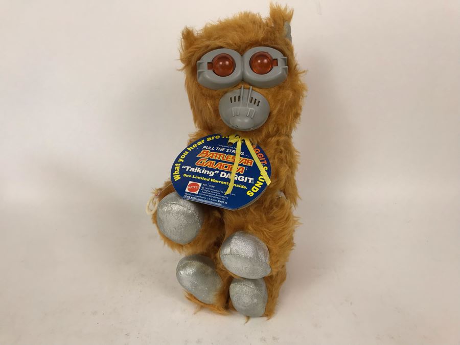 1979 Battlestar Galactica 'Talking' Daggit Plush Toy No. 1038 Pen Marked Sample Not For Sale - Draw String Stuck [Photo 2]