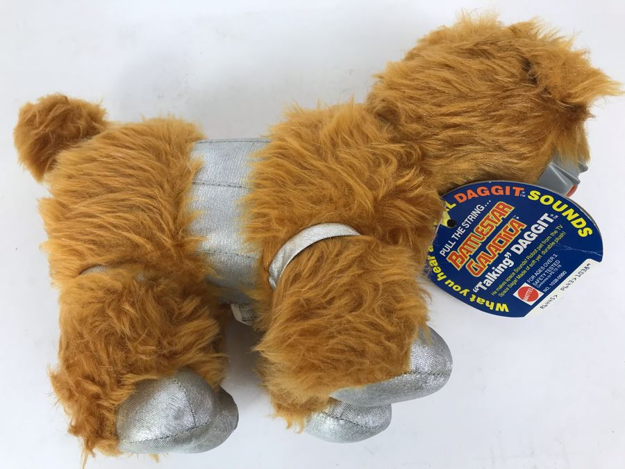 1979 Battlestar Galactica 'Talking' Daggit Plush Toy No. 1038 Pen Marked Sample Not For Sale - Draw String Stuck [Photo 9]