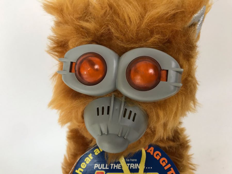 1979 Battlestar Galactica 'Talking' Daggit Plush Toy No. 1038 Pen Marked Sample Not For Sale - Draw String Stuck [Photo 5]