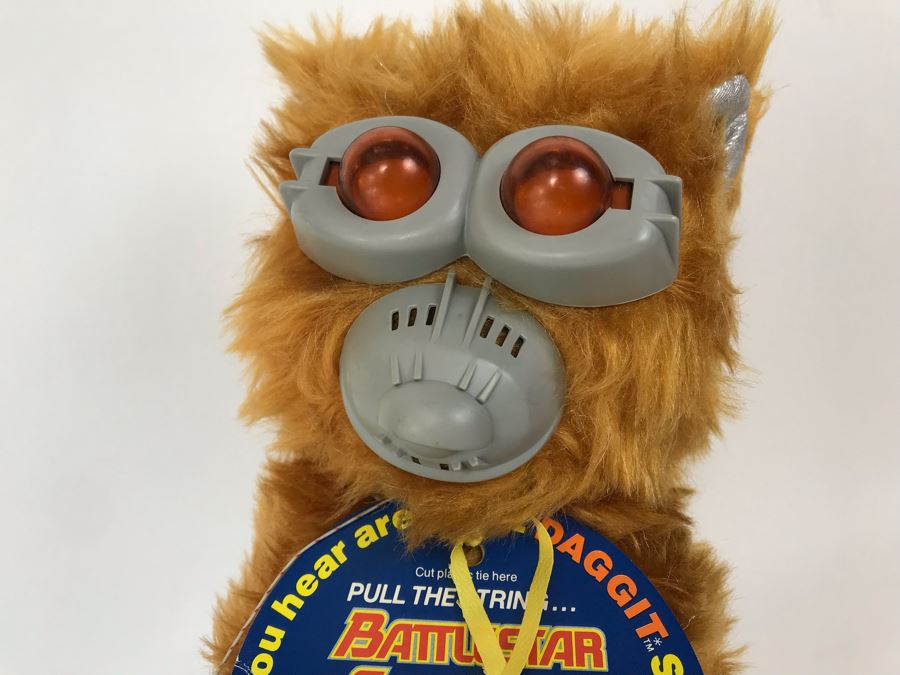 1979 Battlestar Galactica 'Talking' Daggit Plush Toy No. 1038 Pen Marked Sample Not For Sale - Draw String Stuck [Photo 6]