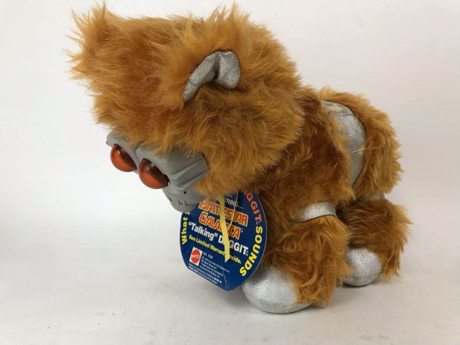 1979 Battlestar Galactica 'Talking' Daggit Plush Toy No. 1038 Pen Marked Sample Not For Sale - Draw String Stuck [Photo 2]