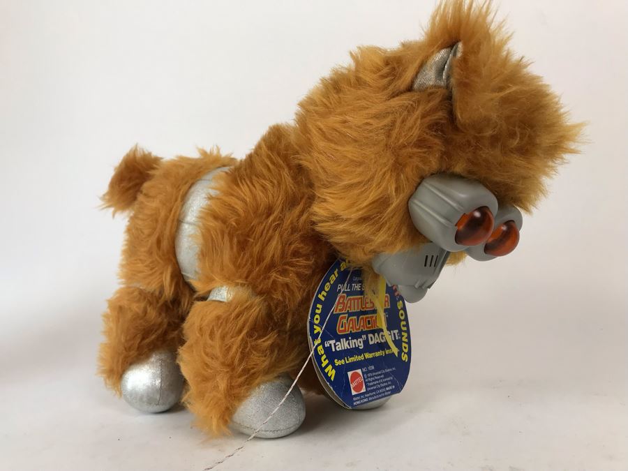 1979 Battlestar Galactica 'Talking' Daggit Plush Toy No. 1038 Pen Marked Sample Not For Sale - Draw String Stuck [Photo 3]