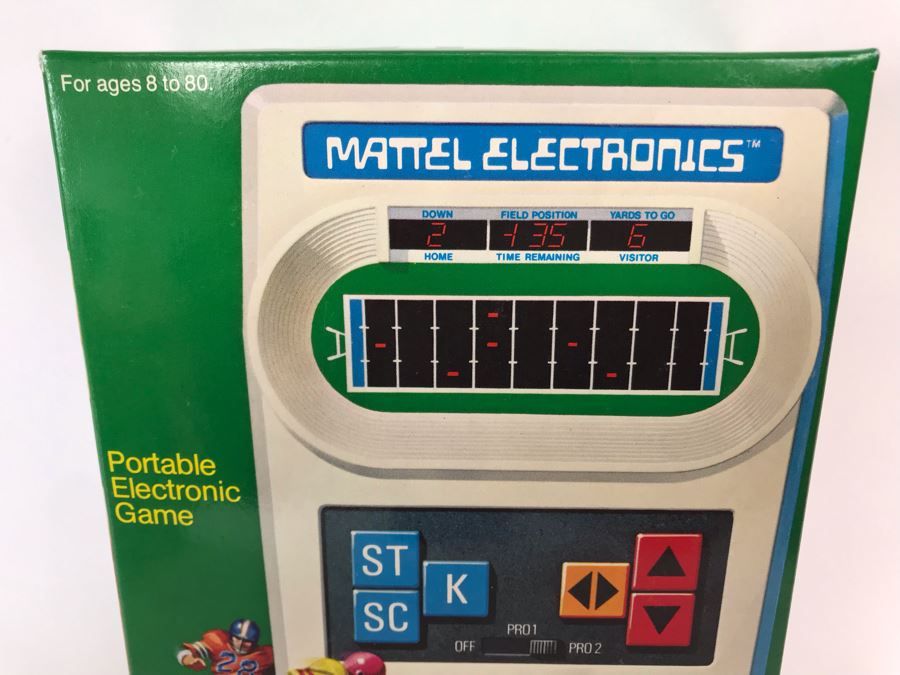 Vintage 1977 New In Box Mattel Electronics Football Game Portable Electronic Game [Photo 3]