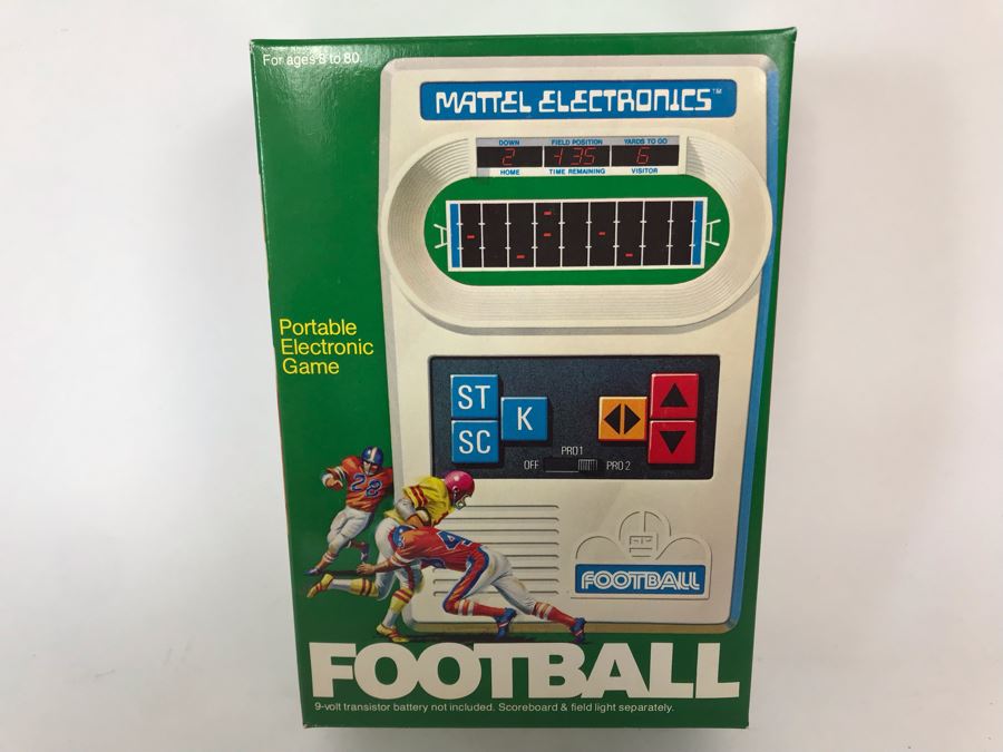 1977 mattel electronic football game