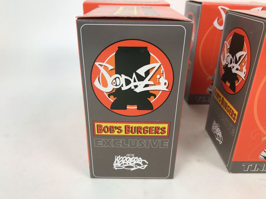 (4) New In Box 2016 Tina Belcher Bob's Burgers Exclusive SodaZ Figures By ByGeorge! Art By Francisco Herrera [Photo 6]