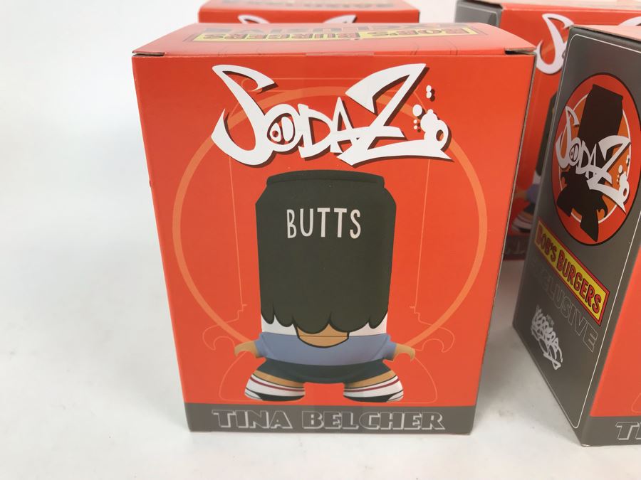(4) New In Box 2016 Tina Belcher Bob's Burgers Exclusive SodaZ Figures By ByGeorge! Art By Francisco Herrera [Photo 5]