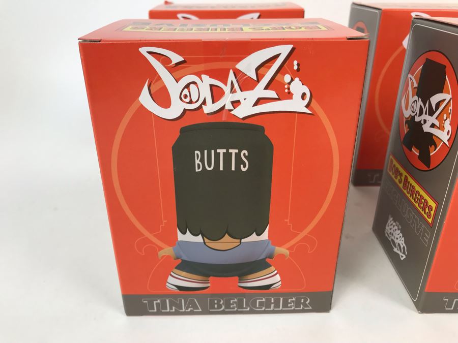 (4) New In Box 2016 Tina Belcher Bob's Burgers Exclusive SodaZ Figures By ByGeorge! Art By Francisco Herrera [Photo 5]