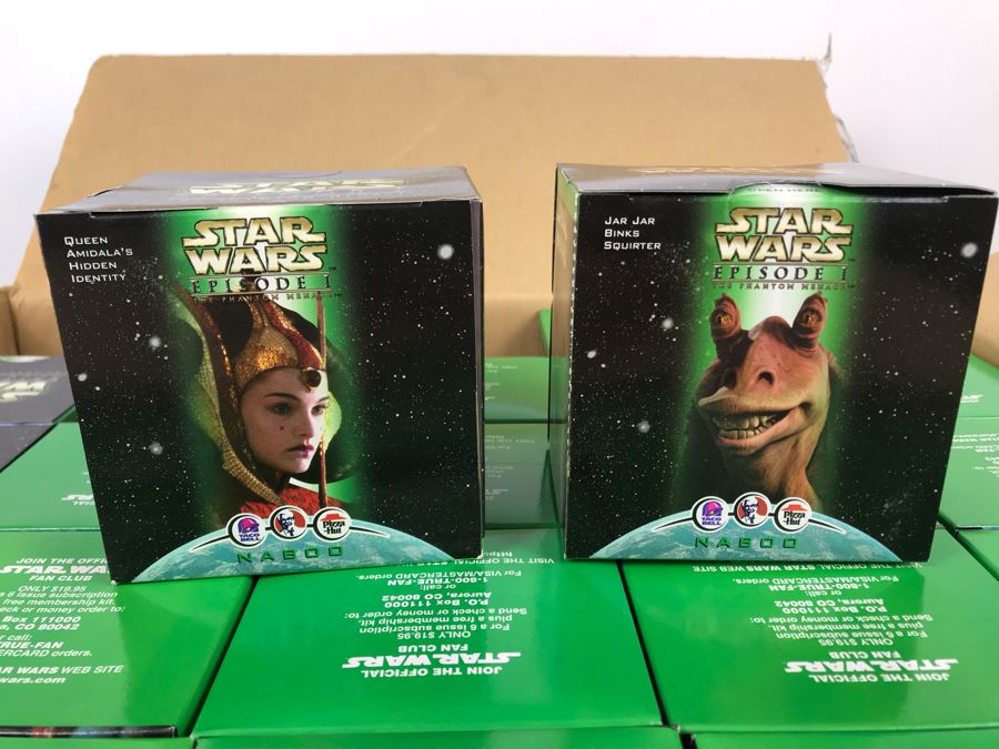 New Kentucky Fried Chicken KFC Star Wars Kid's Meal Toys: Queen Amidala's Hidden Identities And Jar Jar Binks Squirters - 73 Items [Photo 11]