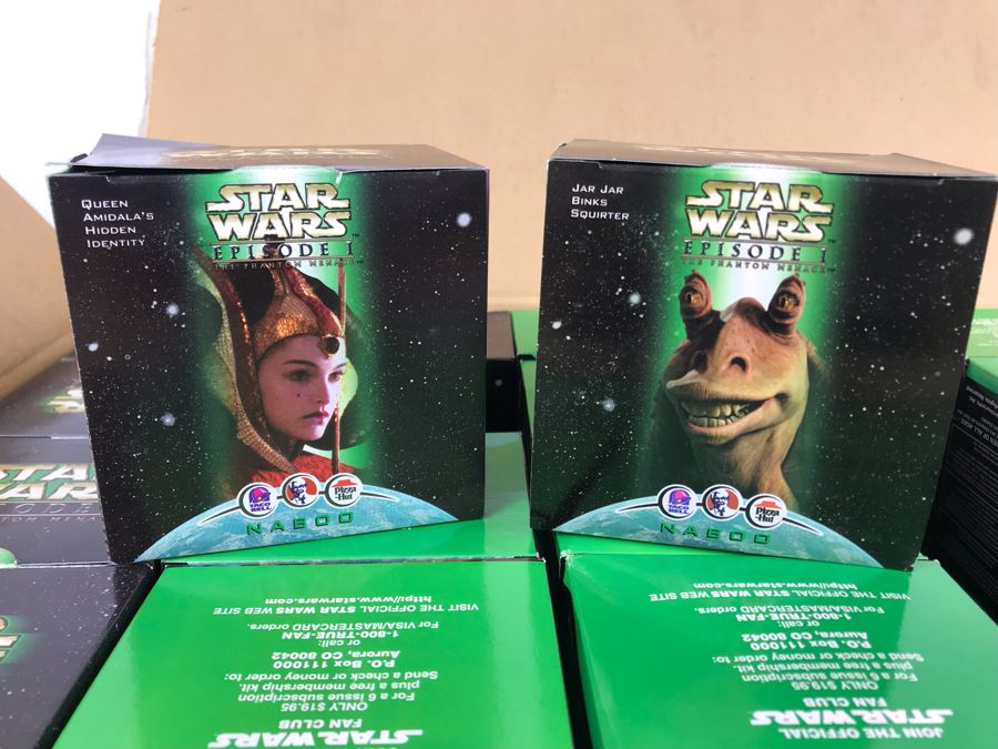 New Kentucky Fried Chicken KFC Star Wars Kid's Meal Toys: Queen Amidala's Hidden Identities And Jar Jar Binks Squirters - 73 Items [Photo 4]
