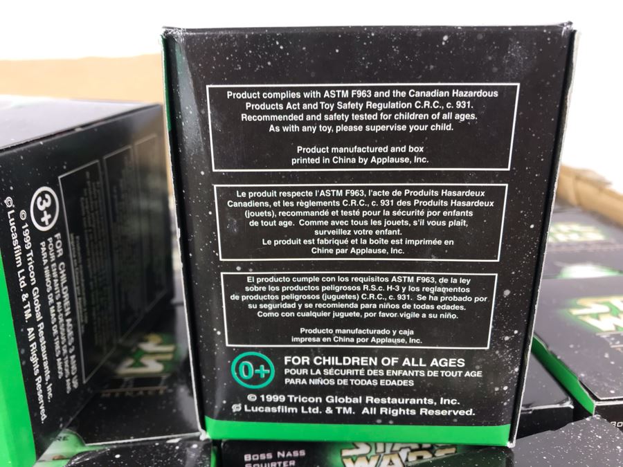 New Kentucky Fried Chicken KFC Star Wars Kid's Meal Toys: Gungan Sub Squirters And Boss Nass Squirters - 72 Items [Photo 14]