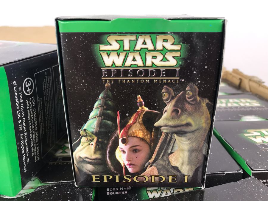 New Kentucky Fried Chicken KFC Star Wars Kid's Meal Toys: Gungan Sub Squirters And Boss Nass Squirters - 72 Items [Photo 12]