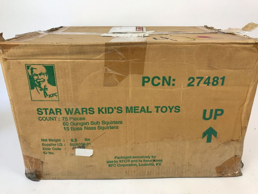 New Kentucky Fried Chicken KFC Star Wars Kid's Meal Toys: Gungan Sub Squirters And Boss Nass Squirters - 72 Items [Photo 2]