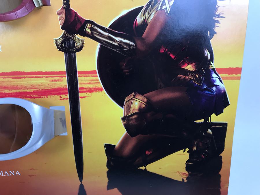 New 2017 Wonder Woman Cardboard Movie Display For Displaying 3D Glasses And Box Of New Wonder Woman And Princess Diana 3D Eyewear Glasses Approximately 100 Glasses [Photo 8]