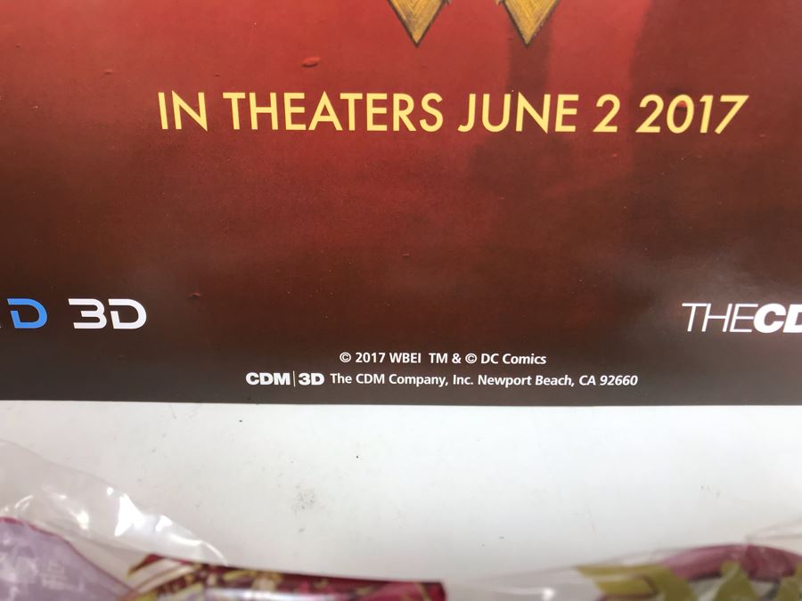 New 2017 Wonder Woman Cardboard Movie Display For Displaying 3D Glasses And Box Of New Wonder Woman And Princess Diana 3D Eyewear Glasses Approximately 100 Glasses [Photo 10]