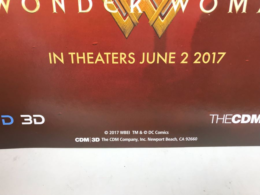 New 2017 Wonder Woman Cardboard Movie Display For Displaying 3D Glasses And Box Of New Wonder Woman And Princess Diana 3D Eyewear Glasses Approximately 100 Glasses [Photo 10]