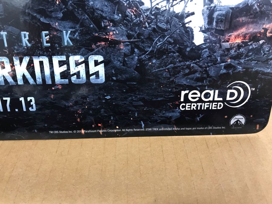 New 2013 Star Trek Into The Darkness Cardboard Movie Display For Displaying 3D Glasses And Box Of New Kirk, Spock & Uhura 3D Eyewear Glasses Approximately 120 Glasses [Photo 19]