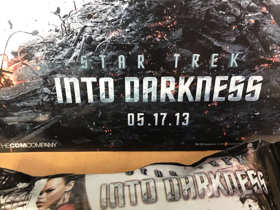 New 2013 Star Trek Into The Darkness Cardboard Movie Display For Displaying 3D Glasses And Box Of New Kirk, Spock & Uhura 3D Eyewear Glasses Approximately 120 Glasses [Photo 16]