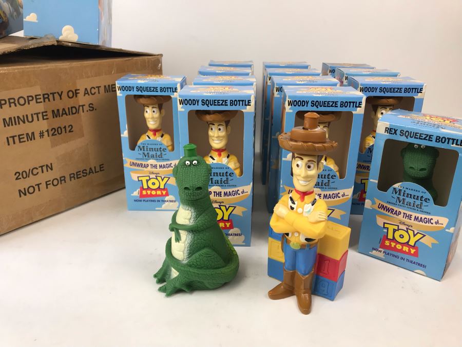 Rare New 1995 Disney's Original Toy Story One Minute Maid Woody